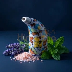 Himalája Só Inhalátor - Sópipa - kézzel festett, színes