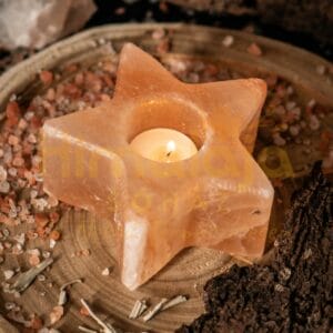 Himalája Só PINK Csillag mécses