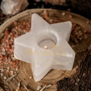 Himalája Só FEHÉR csillag mécses