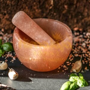 Himalája Só Mozsár törővel