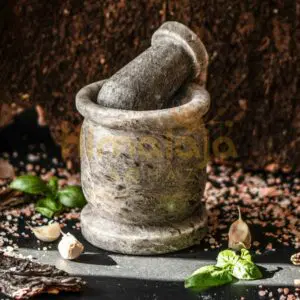 Szürke Himalája Só Mozsár